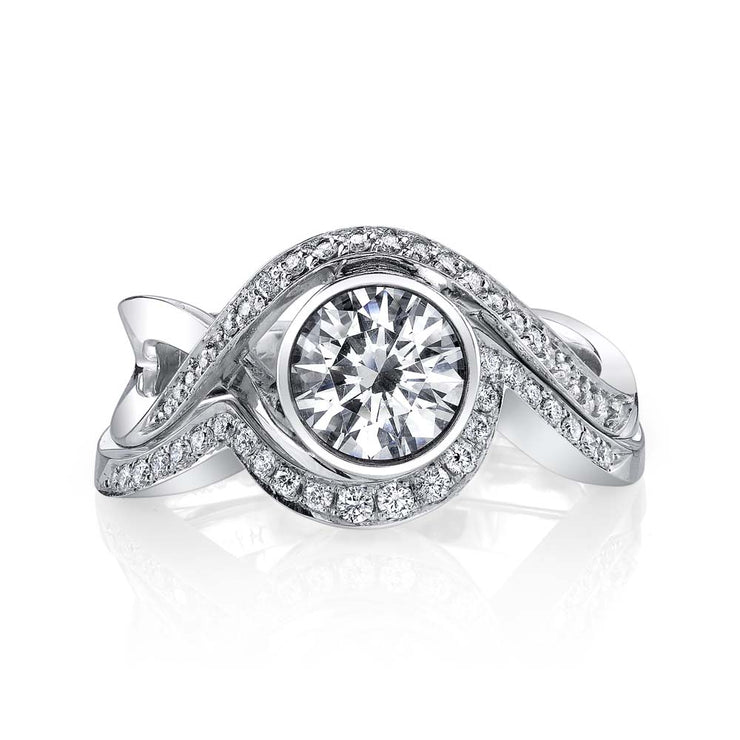 Platinum | Aurora-engagement-ring
