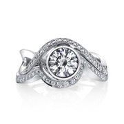 White Gold | Aurora-engagement-ring