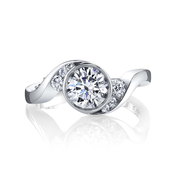 Platinum | Celestial-engagement-ring