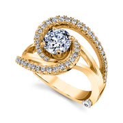 Yellow Gold | Constellation-engagement-ring