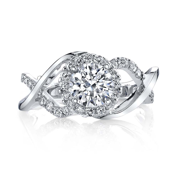 White Gold | Opulent-engagement-ring