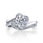 White Gold | Rose-engagement-ring