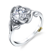 Platinum | Rosebud-engagement-ring