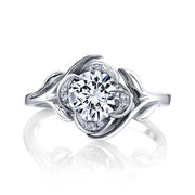 Platinum | Rosebud-engagement-ring