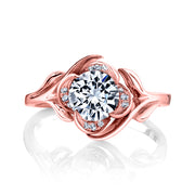 Rose Gold | Rosebud-engagement-ring