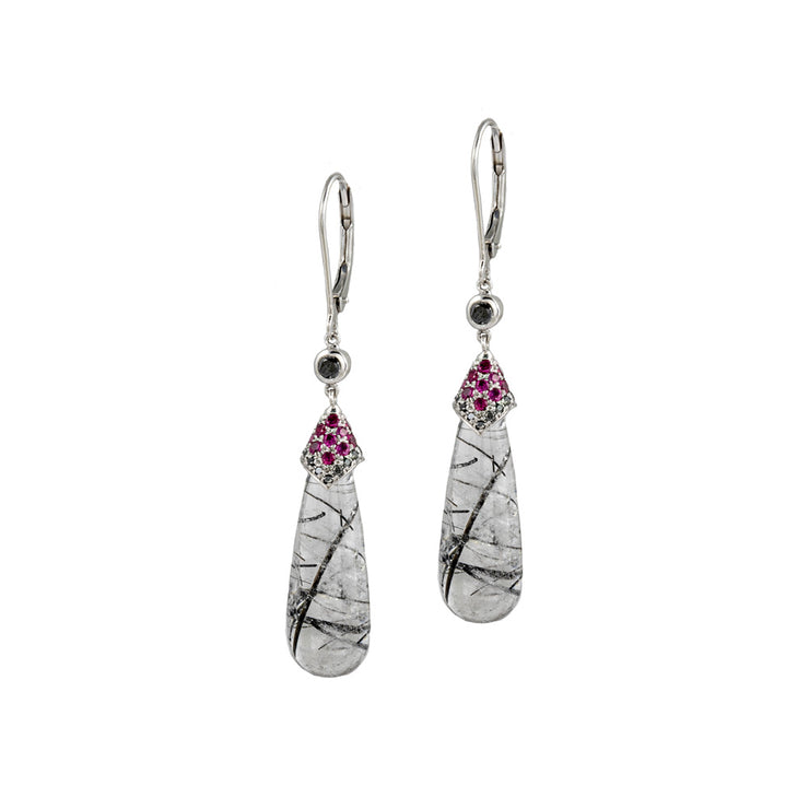 Tourmalated Quartz Earrings