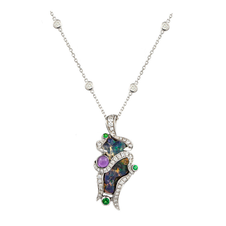 Party Fire Opal Pendant