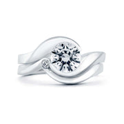 White Gold | Lilac-engagement-ring-and-wedding-band
