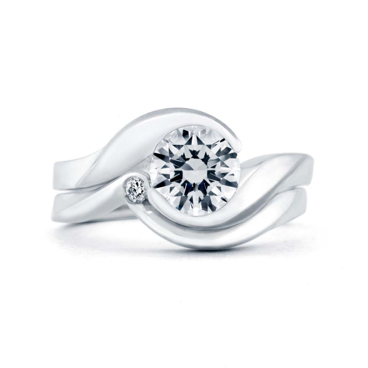 White Gold | Lilac-engagement-ring-and-wedding-band