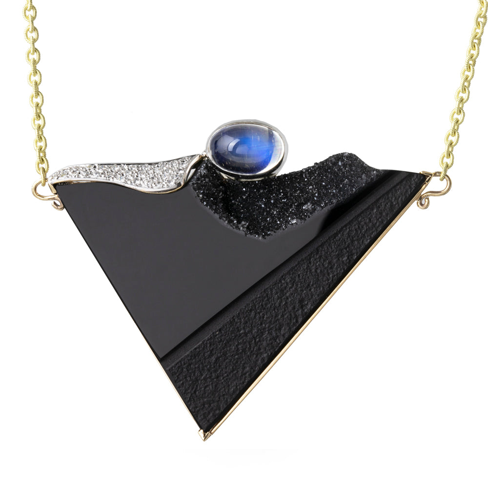 Onyx Moonstone Pendant | Mark Schneider Fine Jewelry
