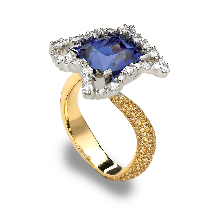 Star Tanzanite Ring