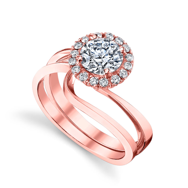 Rose Gold | Angelic-engagement-ring