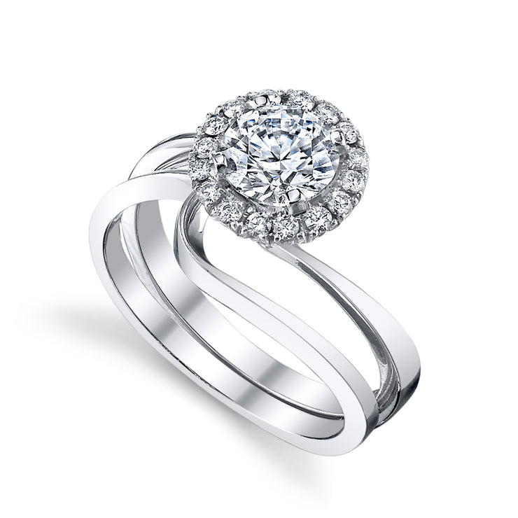 White Gold | Angelic-engagement-ring