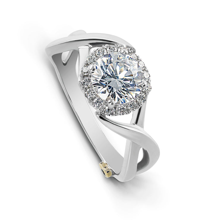 White Gold | Aura-engagement-ring