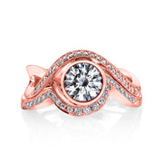 Rose Gold | Aurora-engagement-ring