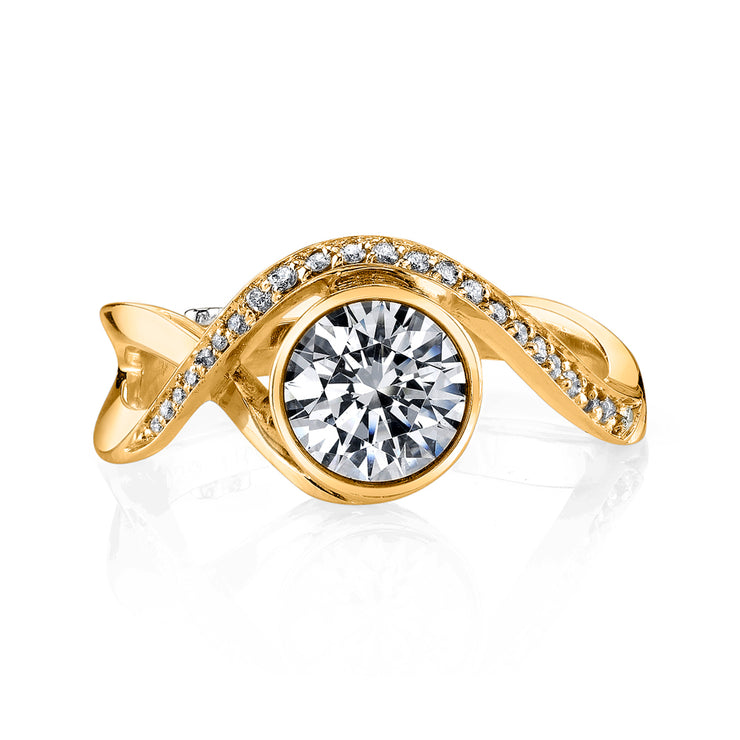 Yellow Gold | Aurora-engagement-ring