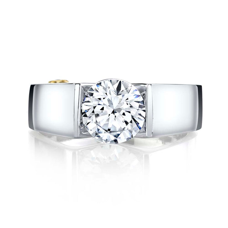 White Gold | Blissful-engagement-ring