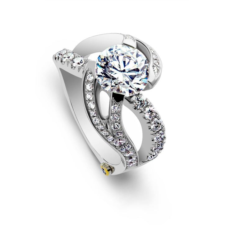 White Gold | Breathtaking-engagement-ring