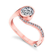 Rose Gold | Captivate-engagement-ring