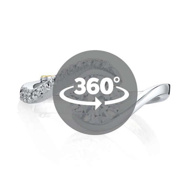 White Gold | Captivate engagement ring | 