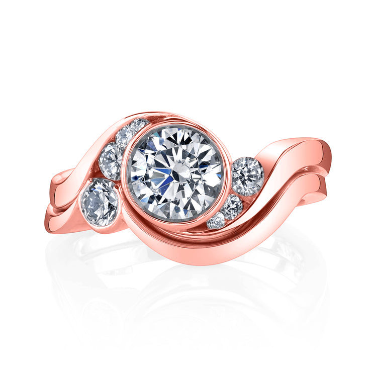 Rose Gold | Celestial-engagement-ring