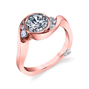 Rose Gold | Celestial-engagement-ring