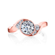 Rose Gold | Celestial-engagement-ring