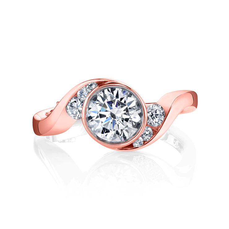 Rose Gold | Celestial-engagement-ring