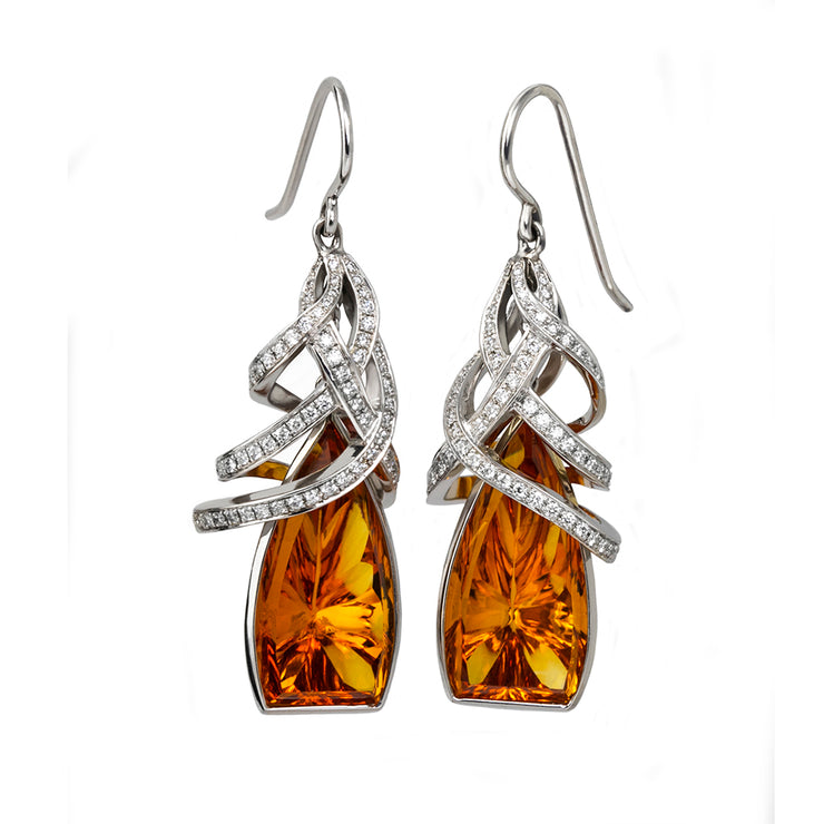 citrine earrings