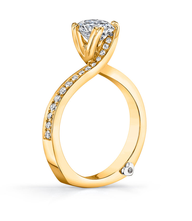 Yellow Gold | Clarity-engagement-ring