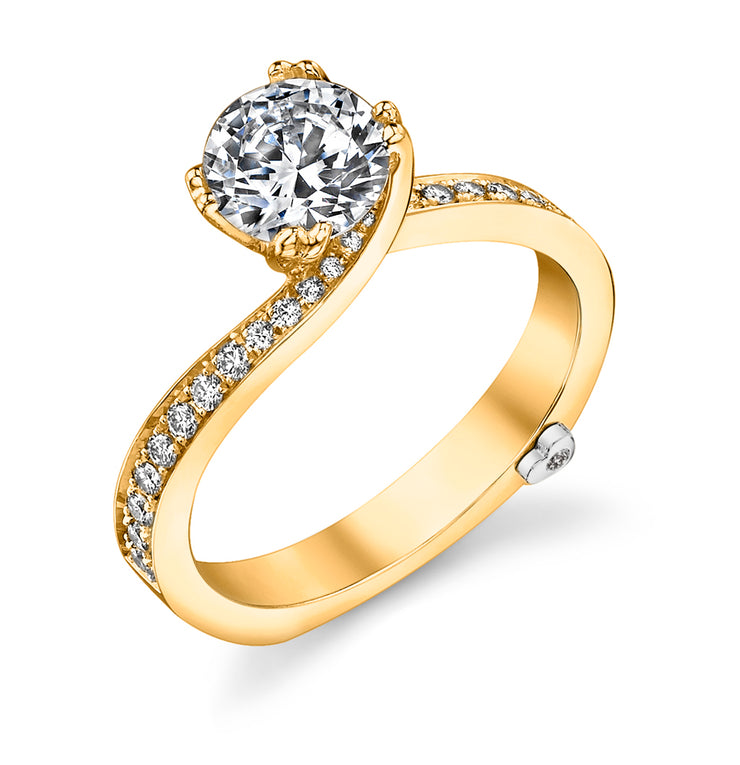 Yellow Gold | Clarity-engagement-ring