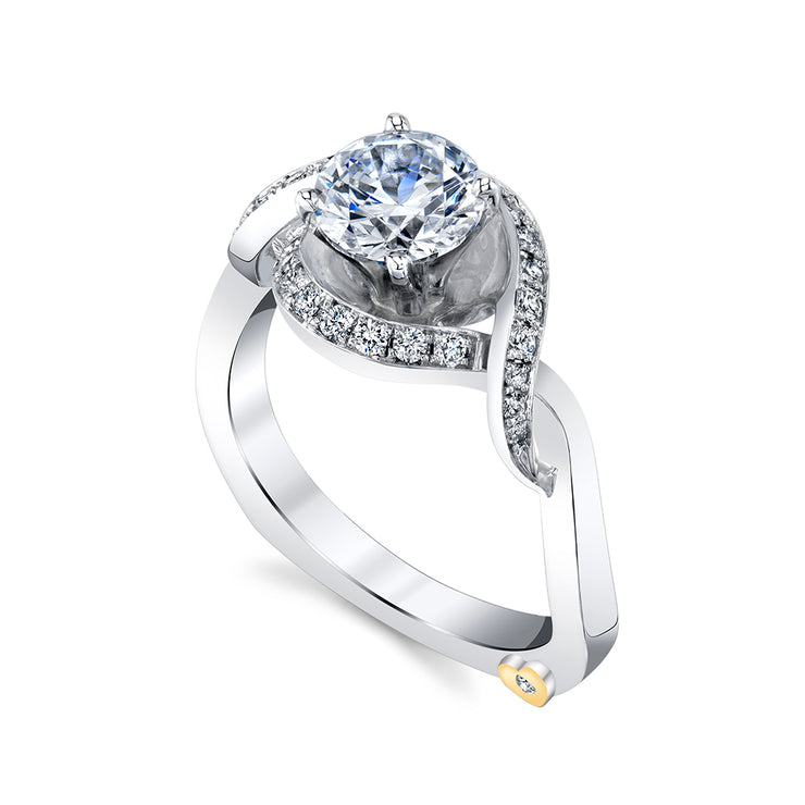 Platinum | Dahlia-engagement-ring