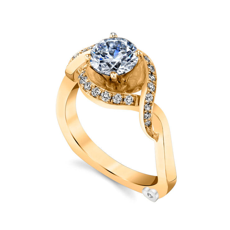 Yellow Gold | Dahlia-engagement-ring