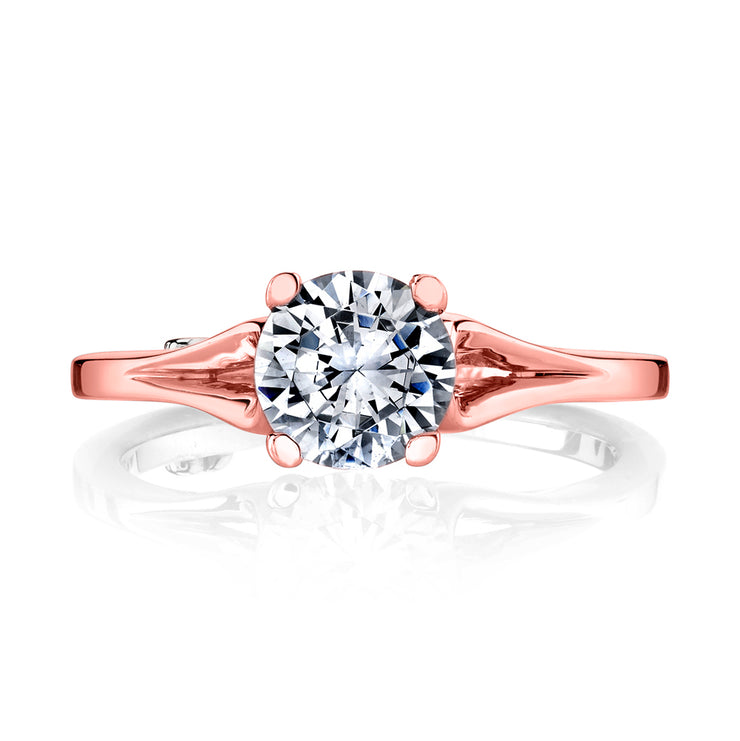 Rose Gold | Dainty-engagement-ring