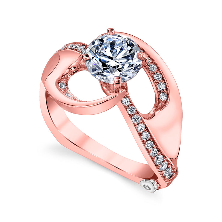 Rose Gold | Endear-engagement-ring