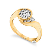 Yellow Gold | Escape-engagement-ring