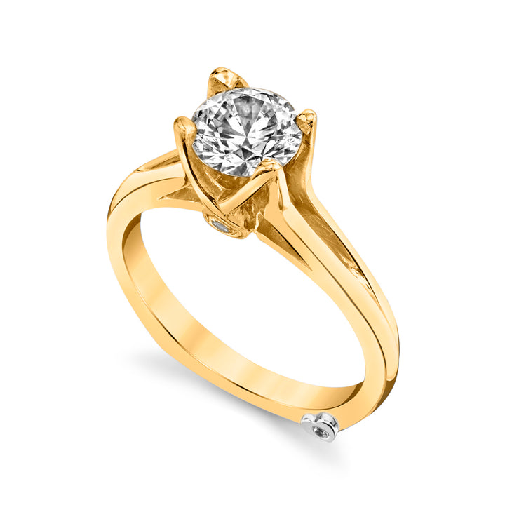 Yellow Gold | Exquisite-engagement-ring