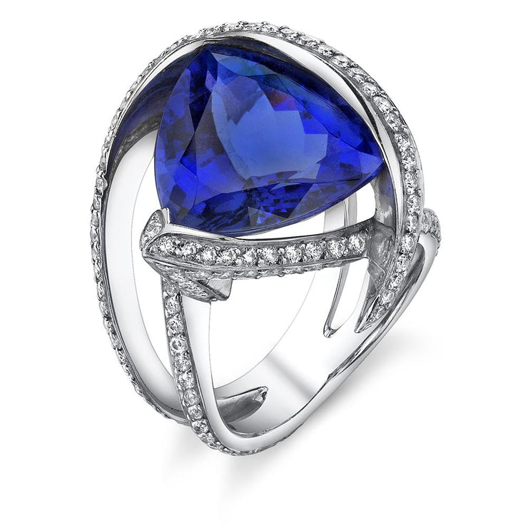 exquisite tanzanite ring