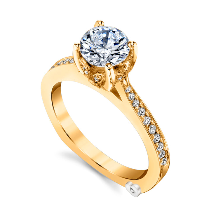 Yellow Gold | Finesse-engagement-ring