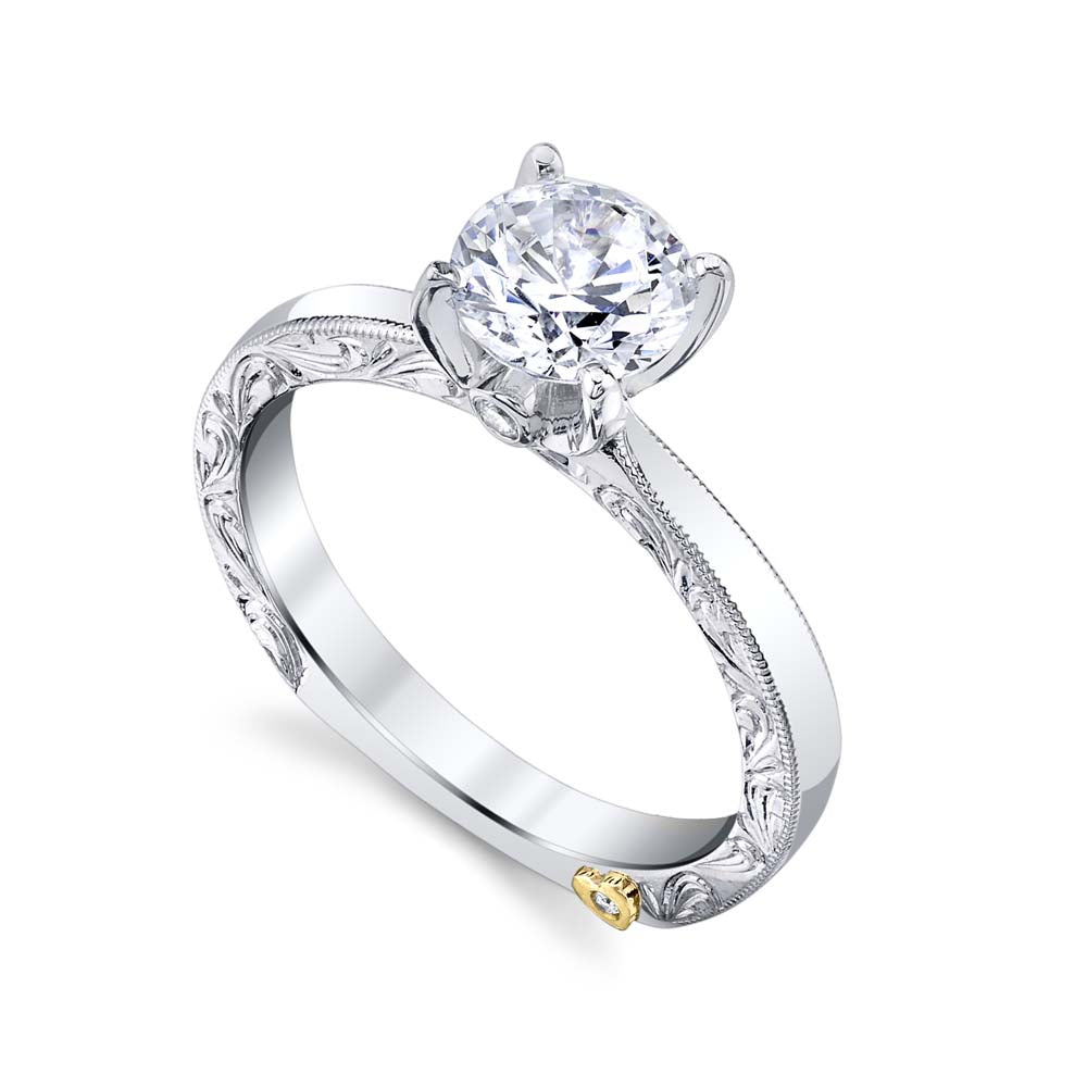 Lace Engagement Ring | Mark Schneider Fine Jewelry