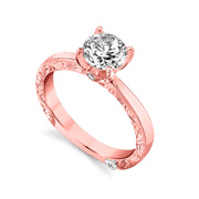 Rose Gold | Lace-engagement-ring