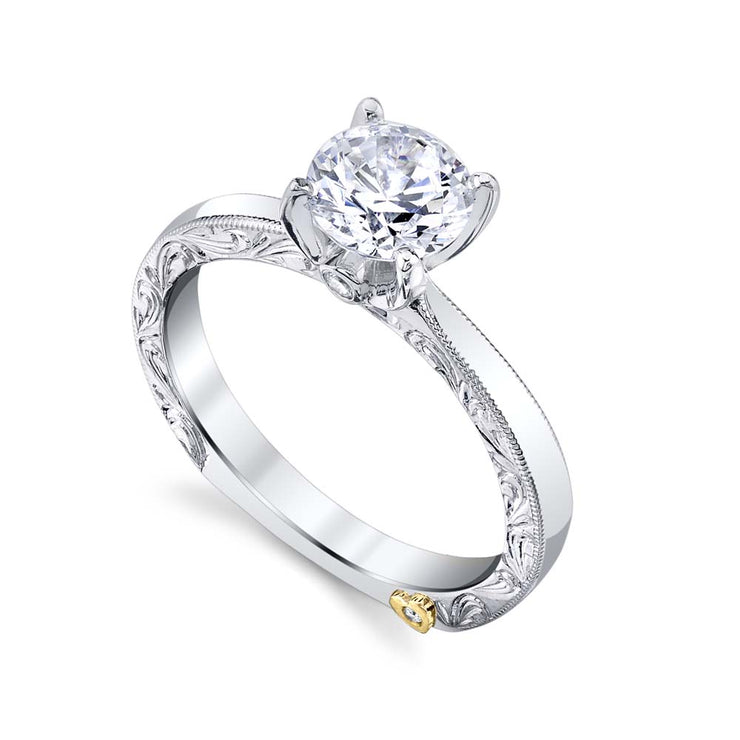 White Gold | Lace-engagement-ring