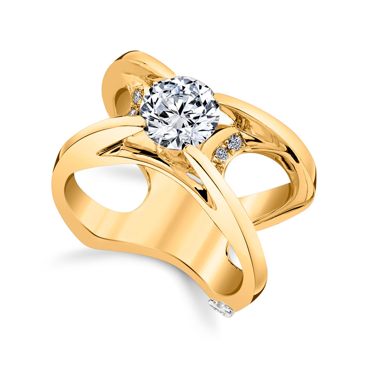Yellow Gold | Moonglow-engagement-ring