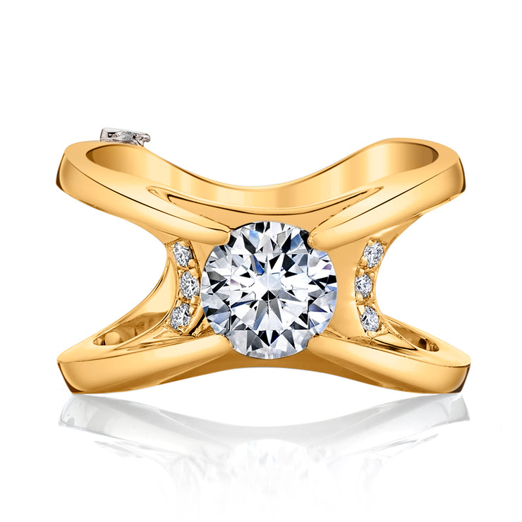 Yellow Gold | Moonglow-engagement-ring