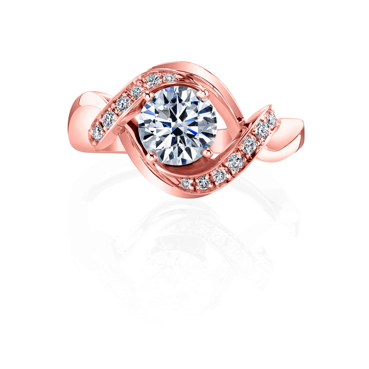 Rose Gold | Oasis-engagement-ring
