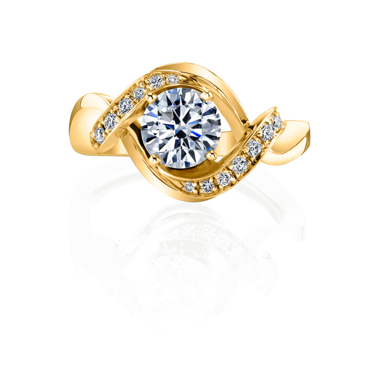 Yellow Gold | Oasis-engagement-ring