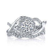 White Gold | Opulent-engagement-ring