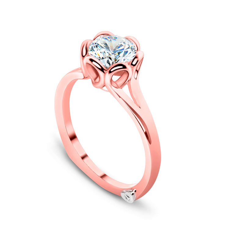 Rose Gold | Petal-engagement-ring