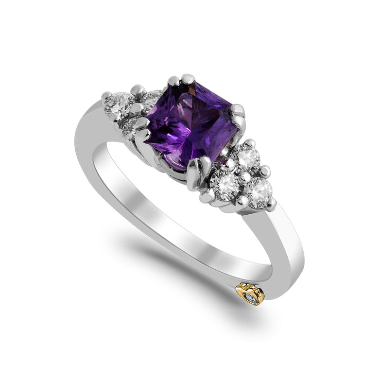 Purple Sapphire Heavenly Ring