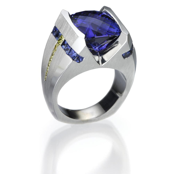 Regal Tanzanite Men's Ring | Mark Schneider Fine Jewelry